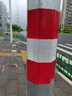 10cm*3m超工程級(jí)白色反光貼警示柱夜間防撞反光條立柱反光膜反光警示膠帶 超工程級(jí)白色【15cm*3米】 曬單實(shí)拍圖