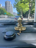 卡麗蒂汽車(chē)擺件悟空男士高檔2025車(chē)內裝飾品車(chē)載中控臺大氣擺件新車(chē)禮物 悟道-銅板底座+悟空佛頭銅佛珠 曬單實(shí)拍圖