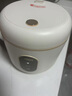 愛(ài)仕達（ASD）小型電飯煲1-2人食家用1.2升迷你電飯鍋宿舍內膽防粘上蓋可拆卸易清洗 奶油白 1.2L AR-Y12E822 曬單實(shí)拍圖