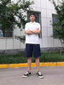 安初夏冰絲純色POLO衫男士短袖夏季韓版寬松翻領(lǐng)半袖衣服男裝時尚打底衫 深灰色+白色 XL【120-140斤】 曬單實拍圖