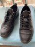 洛克華菲（Rock Fairwhale）男鞋真皮小白鞋男百搭潮流休閑鞋男大碼新款男士板鞋歐洲站軟皮鞋 黑色 40 曬單實(shí)拍圖