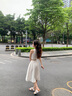 AU&MU春夏季牛皮休閑一字拖軟木厚底拖鞋外穿勃肯鞋女透氣輕便懶人女鞋 G980白色【頭層牛皮】 36 曬單實拍圖