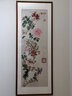 弘舍  新中式客廳裝飾畫(huà)臥室掛畫(huà)背景墻萬(wàn)有同春牡丹壁畫(huà)茶室花鳥(niǎo)畫(huà) 田園柚木 成品尺寸 寬180*高70cm 曬單實(shí)拍圖