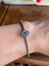 施華洛世奇（SWAROVSKI）  UNA SPARKLING DC 手鐲女輕奢飾品女教師節禮物 藍色 5642922 曬單實(shí)拍圖