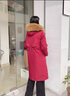 皮爾卡丹派克服女2025年冬新款加絨加厚狐貍毛可拆卸內膽皮毛一體皮草外套 紅色外殼+漂金色內膽過(guò)膝款 M 105斤以?xún)?曬單實(shí)拍圖
