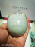 雅瓷汝窯茶寵生肖老虎茶桌茶臺(tái)擺件可養(yǎng)開片吉祥物天青色冰裂釉禮盒裝 汝窯萌虎 曬單實(shí)拍圖