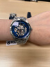 依波路（ERNEST BOREL）【新年禮物】瑞士男表進(jìn)口自動(dòng)機械鏤通機芯鋼帶格蘭送老公禮物 42mm-鋼帶-藍色 中國限定款 42mm 曬單實(shí)拍圖