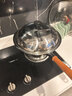 嘉樂康鐵鍋炒鍋無涂層老式家用不易沾圓底鑄鐵鍋煤氣灶適用炒菜鍋 32cm鍋蓋鏟子【老師傅款】已開鍋 曬單實(shí)拍圖