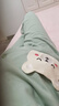 米度麗 孕婦睡衣寬松月子服春秋款產(chǎn)后哺乳睡衣秋季家居服套裝秋裝 淺綠色 L（建議100-140斤左右） 曬單實拍圖