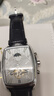 歐利時(shí)（OLEVS）瑞士認證品牌手表男機械表全自動(dòng)男士手表多功能方表夜光防水男表 升級加強版-黑皮本白【終身?！?曬單實(shí)拍圖