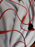 铁三角 CK350iS 立体声入耳式耳机 手机耳机 电脑游戏耳机 带麦可通话 苹果安卓通用 学生网课 红色 实拍图