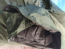 尤薩軍大衣冬季棉大衣加厚保安大衣防寒服勞保迷彩大衣老式保暖棉襖 白絨可拆洗綠大衣 均碼/適合120-180斤 曬單實(shí)拍圖