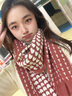 CRANTA KOMEIA圍巾女秋冬季紅色針織愛心加厚保暖圍脖生日禮物送女友老婆 愛心紅色 高級感ck風(fēng)送女朋友愛人實用高檔 曬單實拍圖