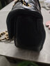 新款包包女高級感 包包女2022新款時(shí)尚百搭菱格金球鏈條質(zhì)感單肩斜挎包感手機包 黑色 曬單實(shí)拍圖