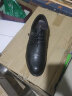 宜驰（EGCHI）皮鞋男士商务透气镂空休闲正装冲孔男鞋子 1618-2 黑色 40 实拍图