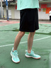 李寧輕速2丨籃球鞋男新款輕便透氣耐磨止滑抗扭運動(dòng)專(zhuān)業(yè)籃球鞋子 清水綠/橘粉色-1 42 曬單實(shí)拍圖