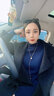 恒源祥2024秋冬季新款半高領(lǐng)中長款羊毛衫女顯瘦加厚毛衣連衣打底衫女 藏青色 M 建議90-115斤 曬單實拍圖