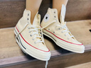 匡威（Converse）男女ALL STAR系列 Chuck 70 休閑帆布鞋 162053C 40碼US7碼 曬單實(shí)拍圖