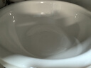 富彩陶瓷大碗湯盆大號家用湯古創(chuàng  )意加厚特大號拉面碗和面盆拌餡大湯碗 純白款10英寸大盆2個(gè)【2000ML】 曬單實(shí)拍圖