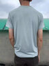 啄木鳥(niǎo)短袖t恤男士2026夏季薄款冰絲修身速干體恤半袖男圓領(lǐng)彈力上衣男 GL-TS002深灰色+TS002白色 XL 曬單實(shí)拍圖
