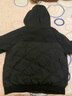 鴨鴨【90+系列】輕薄羽絨服女短款24秋冬新款短款時尚連帽韓版外套 黑色 XL 曬單實拍圖