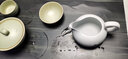 東道汝窯河南非遺公道杯 2012年老東道 陶瓷茶海分茶器功夫茶具禮盒裝 喜樂茶海(月白)200ml 曬單實拍圖