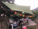 黑鹿（BLACKDEER）棉布帳篷戶外露營(yíng)裝備超大防風(fēng)防暴雨野營(yíng)帳野外多人團(tuán)建蒙古包 樺木白 曬單實(shí)拍圖