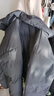 真維斯戶(hù)外運動(dòng)棉衣男秋冬棉服外套夾克保暖連帽假兩件潮流百搭上衣 深灰色 XL 曬單實(shí)拍圖