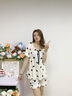 莫代爾 睡衣女2025年新款夏季薄款少女大碼公主風(fēng)短袖短褲夏天家居服套 (YSE) 女5703 2XL (建議身高175左右，體重135-155斤 曬單實(shí)拍圖