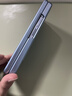 復宇適用三星zfold5手機殼z fold5折疊屏w24心系天下全包防摔5代高檔新款烤漆純色帶筆鉸鏈殼膜保護套 藍色 三星 Galaxy Z Fold5 曬單實(shí)拍圖