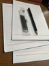 六品堂申請書(shū)專(zhuān)用紙入黨用紙稿紙信紙單線(xiàn)雙線(xiàn)作文紙范文作業(yè)紙信簽紙信箋紙加厚橫線(xiàn)原稿紙單線(xiàn)格子信紙 單線(xiàn)版加厚3本裝（90頁(yè)）+專(zhuān)用筆 曬單實(shí)拍圖