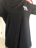美職棒（MLB）官網(wǎng) 男女情侶裝短袖T恤韓版寬松印花短袖運(yùn)動(dòng)休閑上衣春夏新款 紐約洋基隊(duì)/黑色/建議拍小一碼 S 165/88A 曬單實(shí)拍圖
