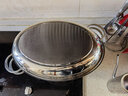 雙立人（ZWILLING） 橢圓形烤箱鍋燉鍋湯鍋帶烤架 不銹鋼8.5L/ 2層 38cm 曬單實(shí)拍圖