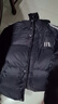 左西女童羽絨服冬季保暖2025新款兒童戶外三防面包服兒童外套冬裝 黑色【高密防鉆絨暖力升級】 160 cm【充絨量：132g】 曬單實拍圖