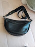 ANDSEEYOU品牌 單肩包女 慵懶風(fēng)包包真皮復古馬鞍包新款百搭餃子包女斜挎包 黑色 曬單實(shí)拍圖