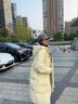 浪莎羽絨棉服女秋冬季加厚長(cháng)款寬松連帽外套女小個(gè)子休閑百搭過(guò)膝棉襖 奶黃色【秋冬加厚款】 S 【適合80-100斤】 曬單實(shí)拍圖