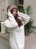 肯默（KENMO）春夏季透氣薄款堆堆帽男帽子女戶外防曬遮陽休閑帽包頭帽毛線帽 咖啡色 標(biāo)準(zhǔn)均碼53-64cm 曬單實(shí)拍圖