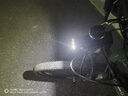 洛克兄弟吊裝自行車燈前燈強(qiáng)光手電筒公路山地車夜騎typec充電燈 400流明+圓把延伸支架 曬單實(shí)拍圖