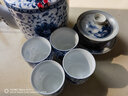 盛天下 景德鎮(zhèn)大容量中式提梁茶壺陶瓷涼水壺套裝青花瓷茶水分離帶過濾 纏枝蓮提梁茶壺-2升 曬單實(shí)拍圖
