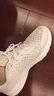 斯凱奇（Skechers）女鞋夏季2025新款運(yùn)動(dòng)鞋輕便網(wǎng)面透氣跑步鞋軟底減震休閑鞋小白鞋 自然色-NAT/大網(wǎng)眼 37.5 曬單實(shí)拍圖