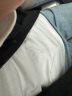 无印良品（MUJI）女式 双罗纹编织 圆领长袖T恤打底衫女款内搭早春新品 BBC32A4S 白色 M (160/84A) 晒单实拍图
