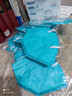 藍冠（BLUEGUAN）成人N95口罩五層防護雙層熔噴布防塵霧霾飛沫PM2.5灰粉塵獨立包裝40只 綠色 曬單實(shí)拍圖
