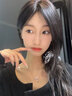 歌婭緹999足銀項鏈女鎖骨鏈蝴蝶小眾設計高級感輕奢銀飾生日禮物女 999銀項鏈【配證書(shū)禮盒包裝】 鏈長(cháng)約40cm+5cm延長(cháng)鏈 曬單實(shí)拍圖