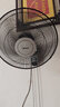 美的（Midea） 壁扇16吋壁掛式牛角風(fēng)扇掛墻掛扇家用輕音宿舍食堂搖頭大風(fēng)力電風(fēng)扇工業(yè)扇工程扇 【5葉拉繩】FWA40YA 曬單實(shí)拍圖