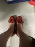 迪芙斯女鞋春秋新款單鞋女樂福鞋羊皮圓頭裝飾扣低跟鞋女DF33111124 時(shí)尚姜餅色 36 曬單實(shí)拍圖