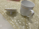 天澤 茶杯陶瓷辦公杯會(huì)議骨瓷杯子景德鎮(zhèn)辦公白瓷杯帶蓋水杯瓷器定制 花蕾杯 曬單實(shí)拍圖