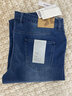 九牧王（JOEONE）牛仔褲男春季中高腰高彈百搭休閑褲子 高彈深藍色+合體版+TJ1DV10213 38 碼180/96B(2.91)尺97cm 曬單實(shí)拍圖