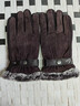 南極人手套騎行手套防寒皮手套男加絨豬皮防風(fēng)保暖觸屏冬季手套 棕色【豬皮 | 真保暖】 均碼 曬單實(shí)拍圖