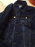 皮爾卡丹夾克男秋季柔軟時(shí)尚牛仔外套男牛仔衣BLY6010藍色M碼 曬單實(shí)拍圖