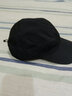 后封口不漏后腦勺的棒球帽夏季薄款速干大頭圍軟頂寬檐五片帽男女潮透氣62cm 黑色 軟頂輕薄透氣 中號L56-58cm可松緊調節 曬單實(shí)拍圖